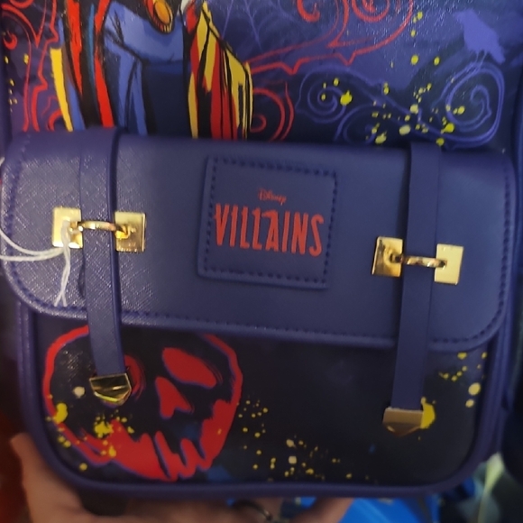 Disney Villains Purple and Red Backpack